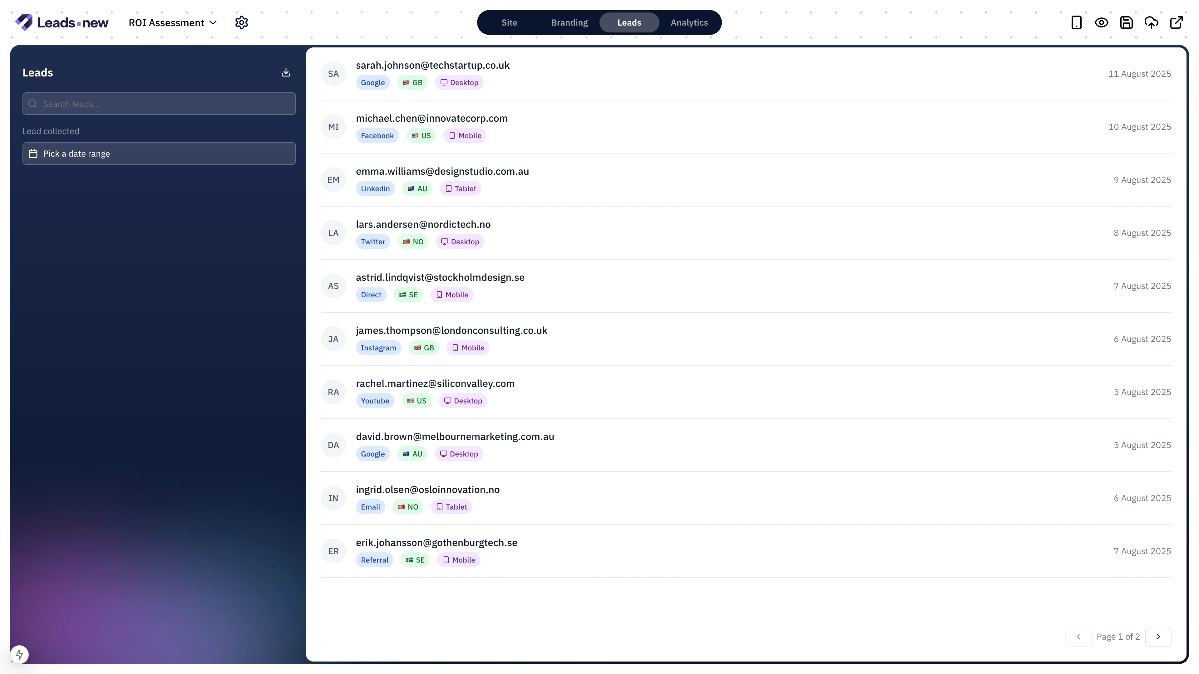 AI-powered lead magnets, landing pages and conversion funnels